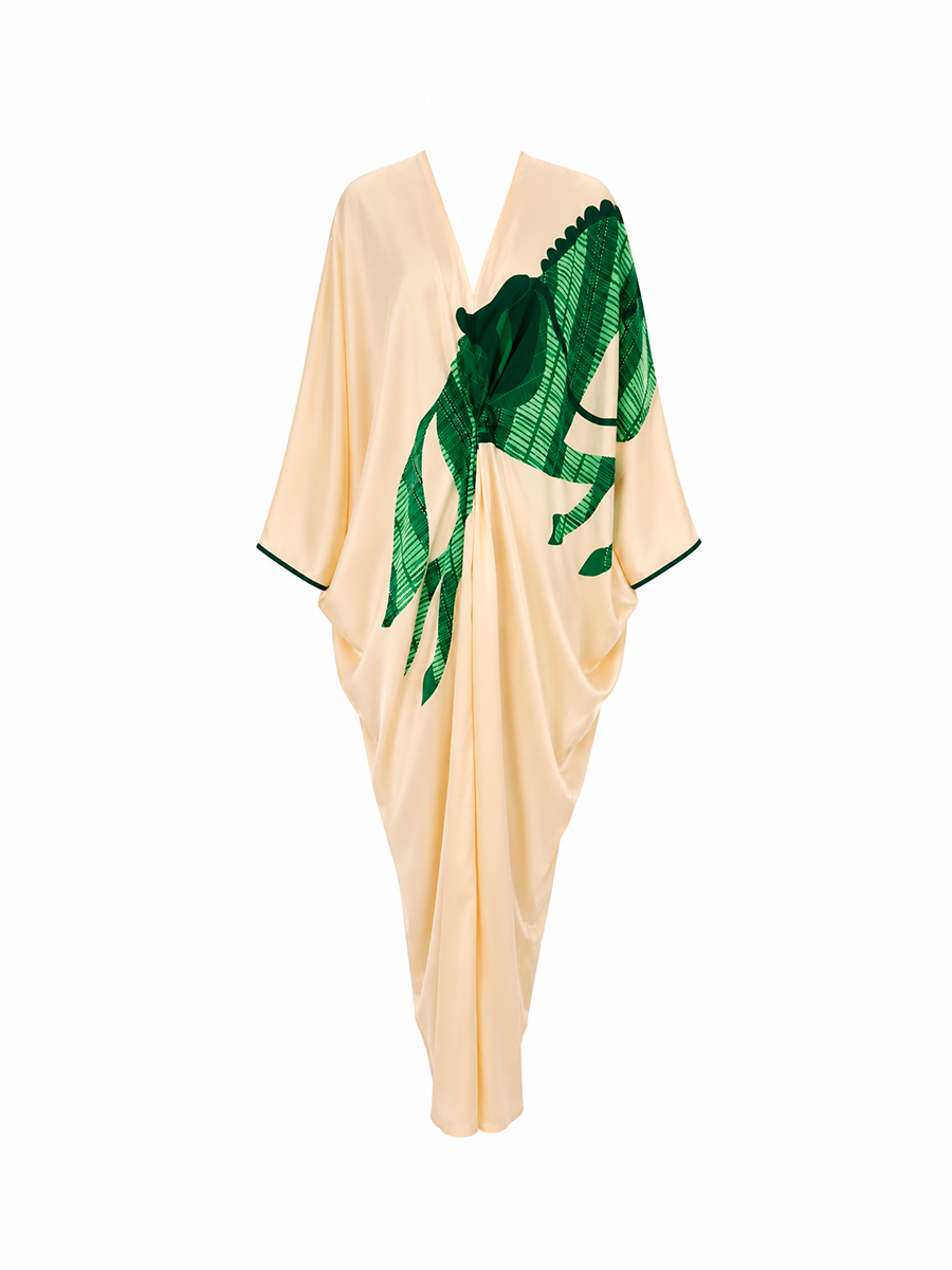 CHEVAL KAFTAN - Ivory Salto print