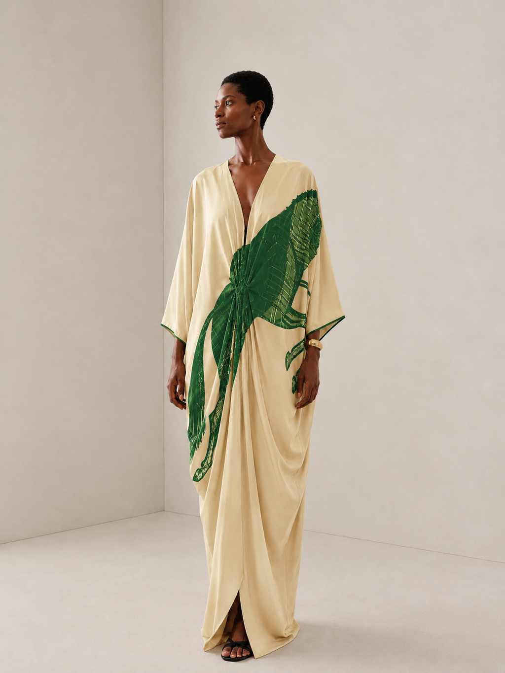 CHEVAL KAFTAN - Ivory Salto print