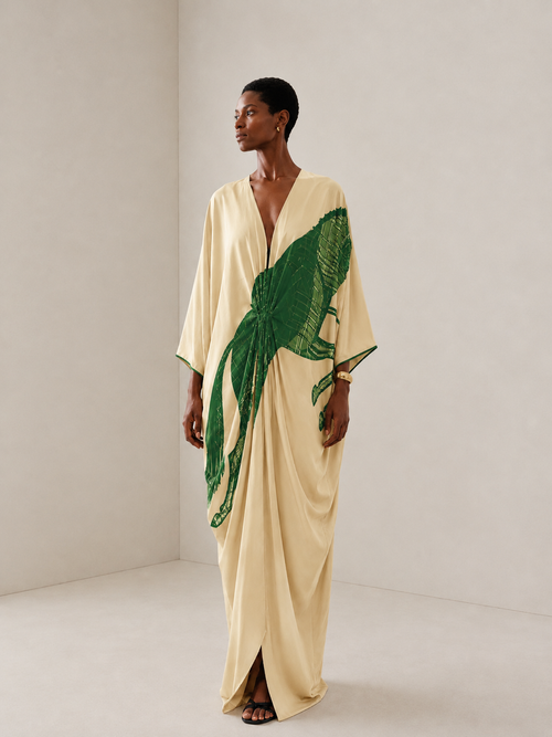 CHEVAL KAFTAN - Ivory Salto print