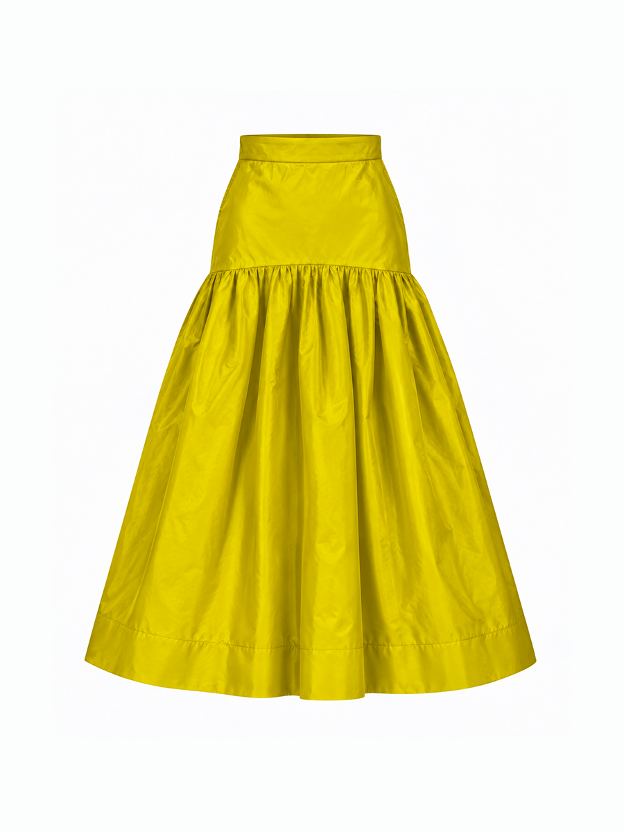 NANA SKIRT - Chartreuse