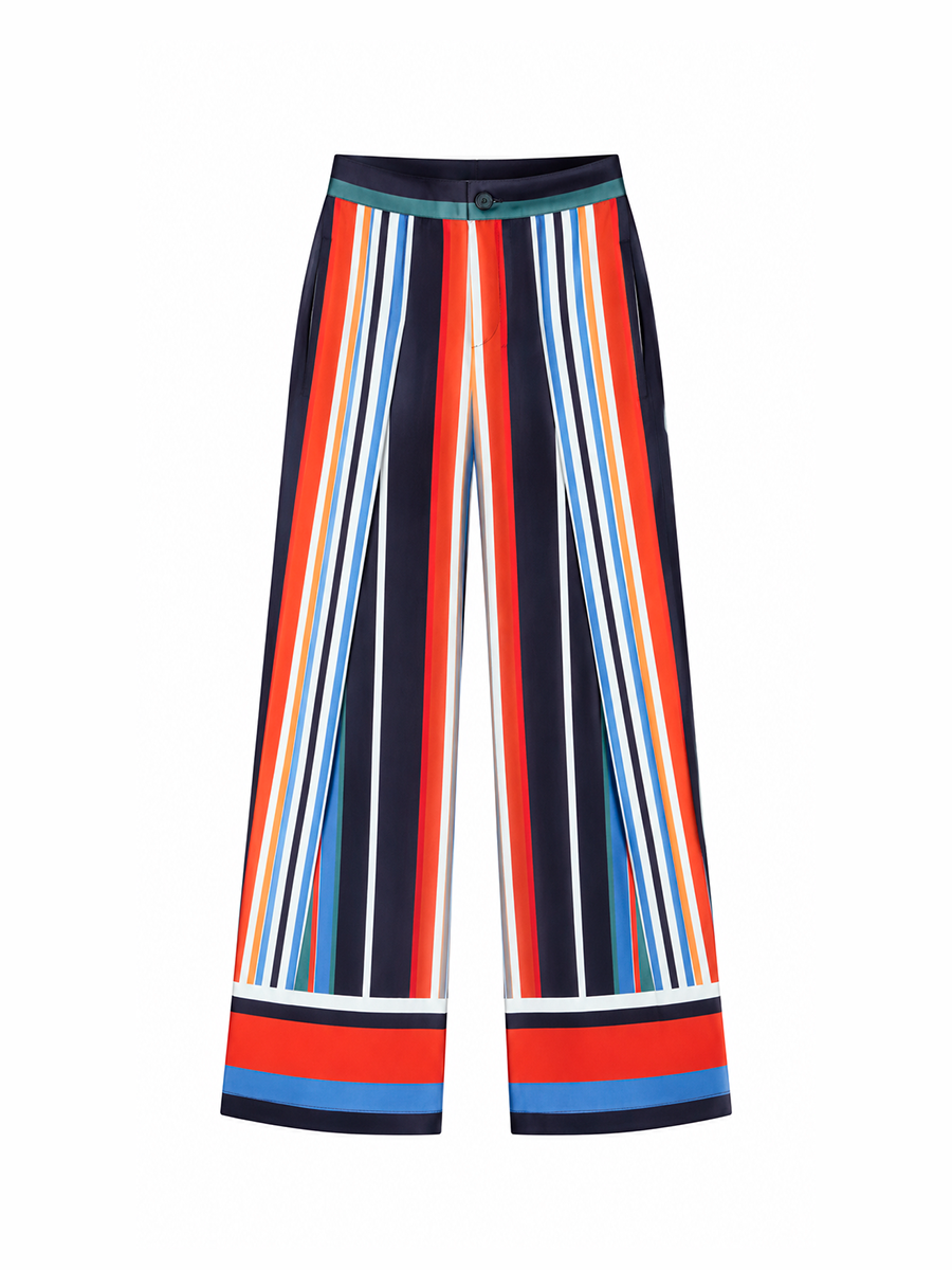 HESTIA TROUSERS - Marea stripes