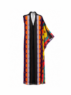LIBRA DRESS - Black orb print