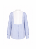 NICO SHIRT - Light blue stripes