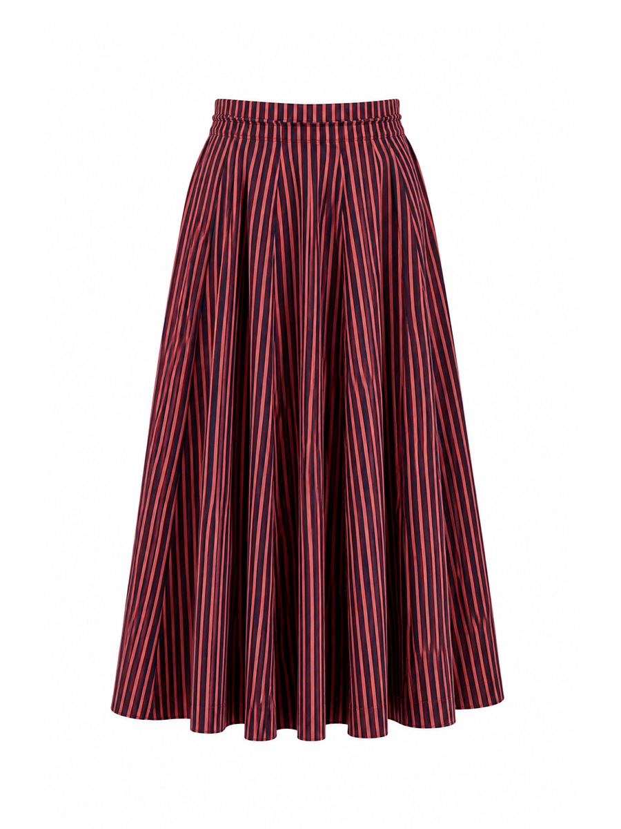NOAH SKIRT - Blue & Red stripes