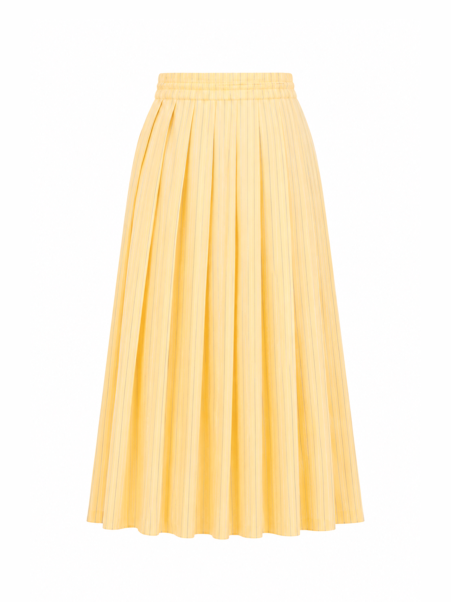 NOAH SKIRT - Yellow stripes