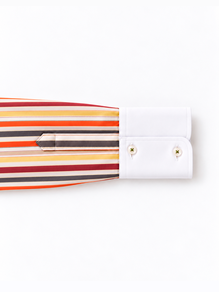 JACKIE SHIRT - White & Yellow
