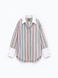 JACKIE SHIRT - Multicolor Stripes