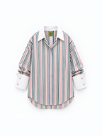 JACKIE SHIRT - Multicolor Stripes