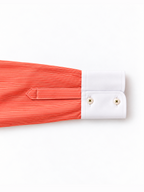 JACKIE SHIRT - Coral Stripes