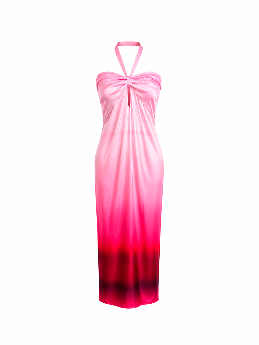 SELENE DRESS - Fresia print