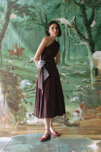 NOAH SKIRT - Blue & Red stripes