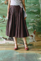 NOAH SKIRT - Blue & Red stripes