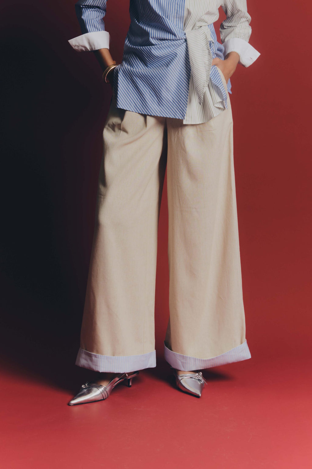 HYDRA TROUSERS - Beige