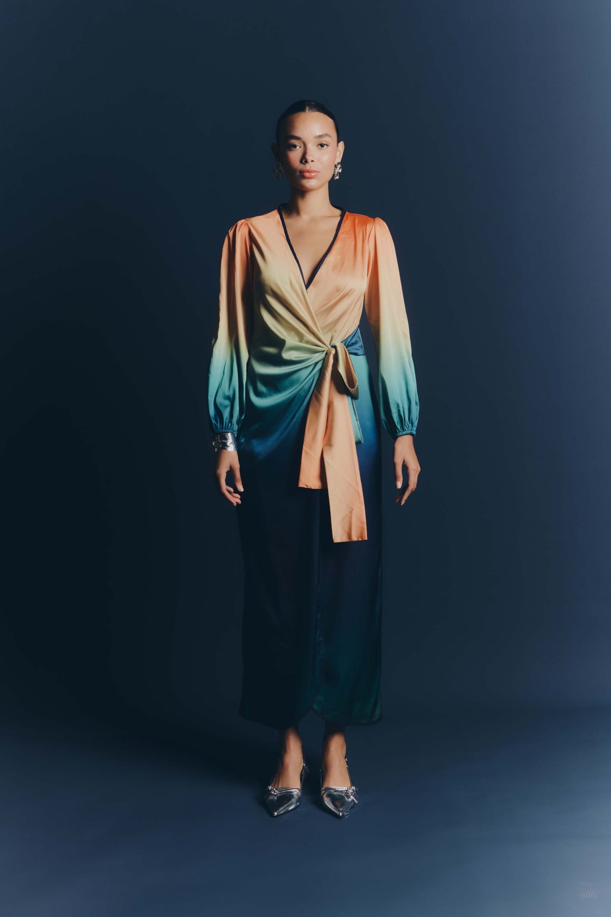 POETA DRESS - Aurora print