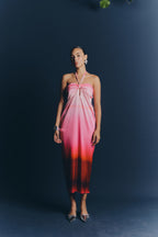 SELENE DRESS - Fresia print