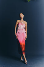 SELENE DRESS - Fresia print