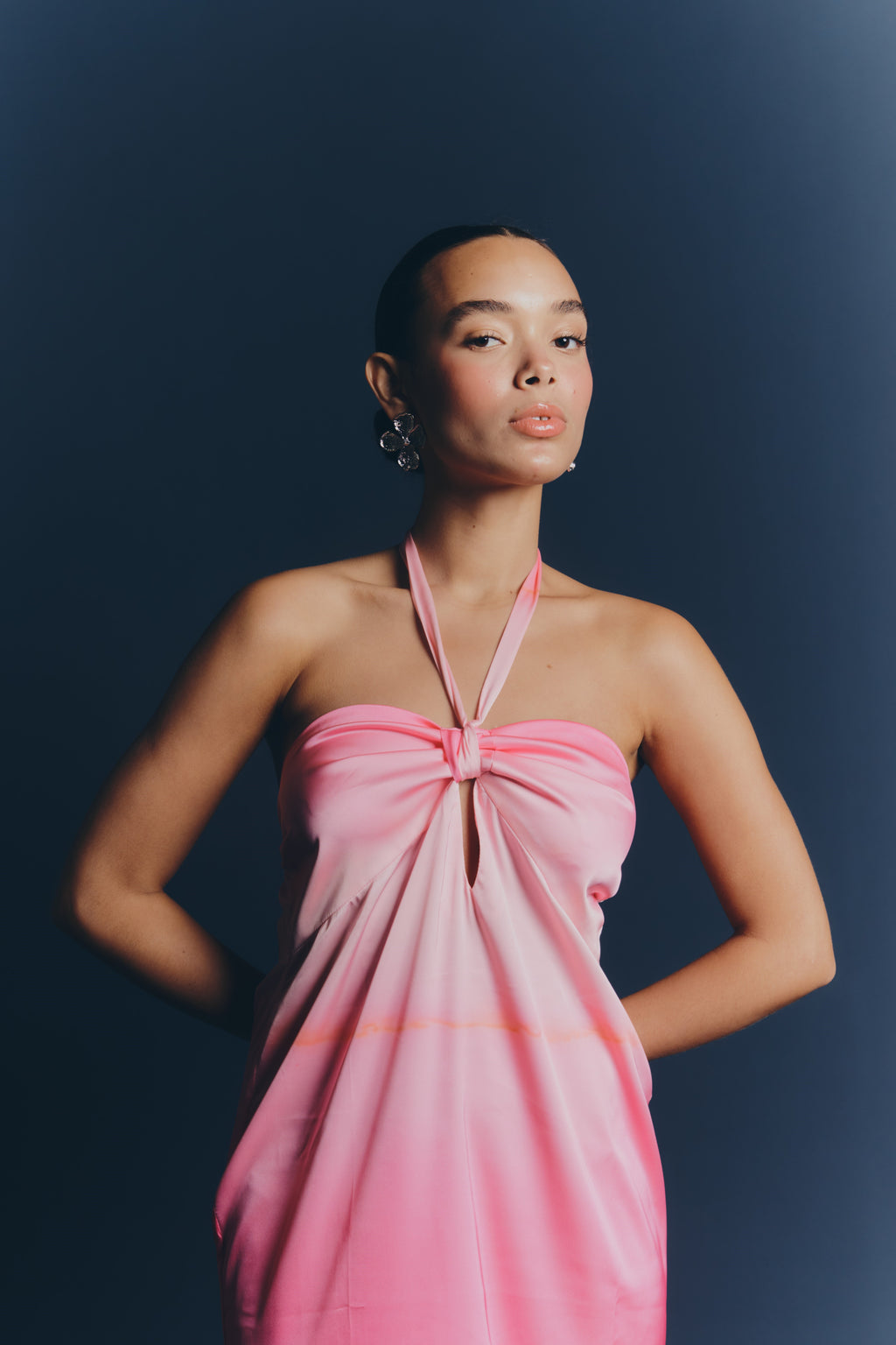 SELENE DRESS - Fresia print