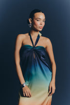 SELENE DRESS - Aurora print